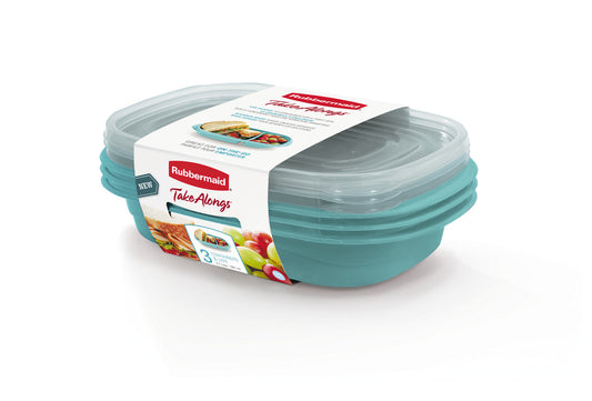 TakeAlongs® Food Storage 3.7 Cup Divided Containers, Meal Prep - US 44487