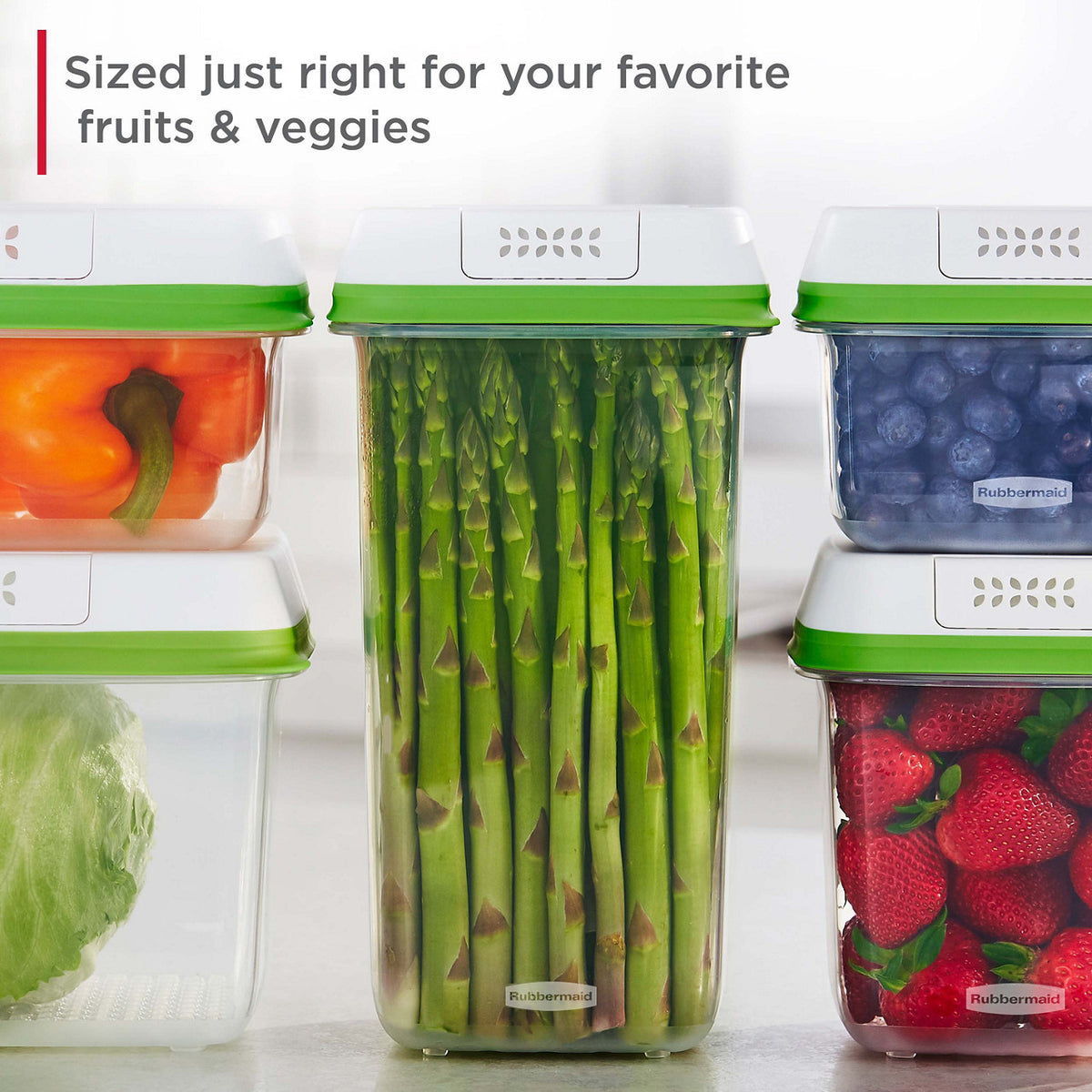 FreshWorks® Produce Savers, Produce Storage Container Sets - US 14873