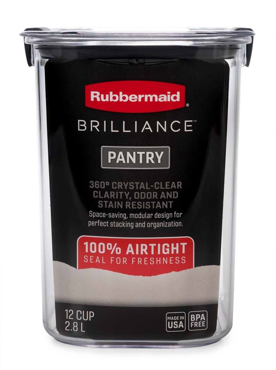 Brilliance™ Pantry Sugar Container, BPA-Free Plastic, Airtight, 12 Cup - US 15775