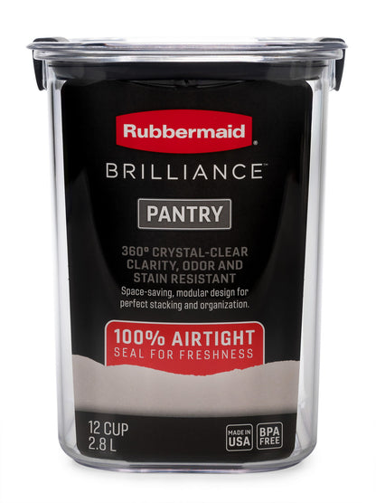 Brilliance™ Pantry Sugar Container, BPA-Free Plastic, Airtight, 12 Cup - US 15775