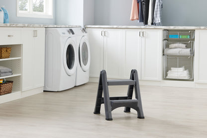 EZ Step™ Folding Plastic Step Stool - US 12795