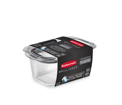Brilliance™ Small Food Storage Container, 1.3 Cup, Rectangle - US 28110