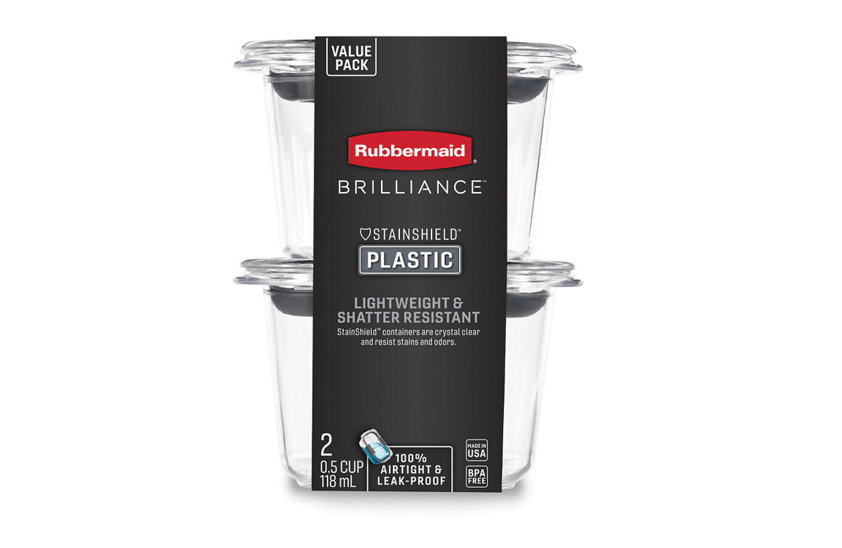 Brilliance™ Small Food Storage Containers, Rectangle - US 91497