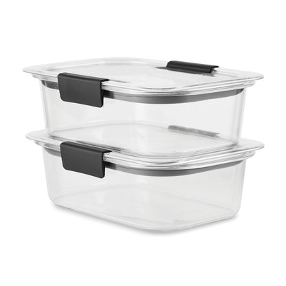 Brilliance™ Medium Food Storage Containers, Rectangle - US 07926