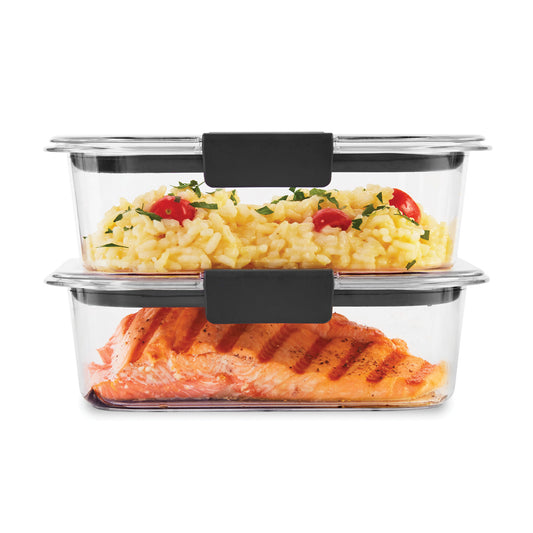 Brilliance™ Medium Food Storage Containers, Rectangle - US 07926