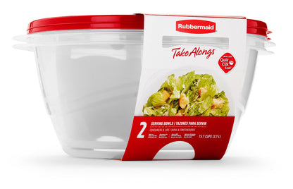 TakeAlongs® Serving Bowl Food Storage Containers, 15.7 Cup, 2 Count - US 60967