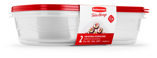 TakeAlongs® Large Rectangular Food Storage Containers, 1 Gallon - US 68679