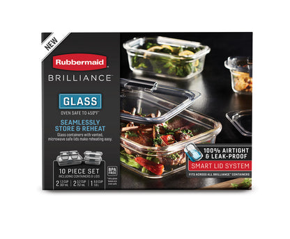 Brilliance™ Glass Food Storage Container Set - US 49508