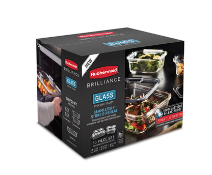 Brilliance™ Glass Food Storage Container Set - US 49508