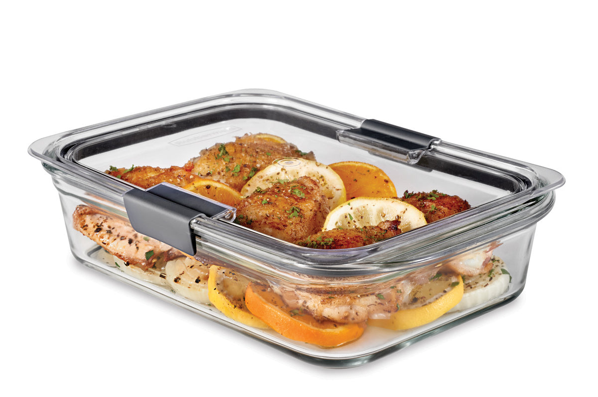 Brilliance™ Glass Food Storage Container, Large Rectangle - US 58690
