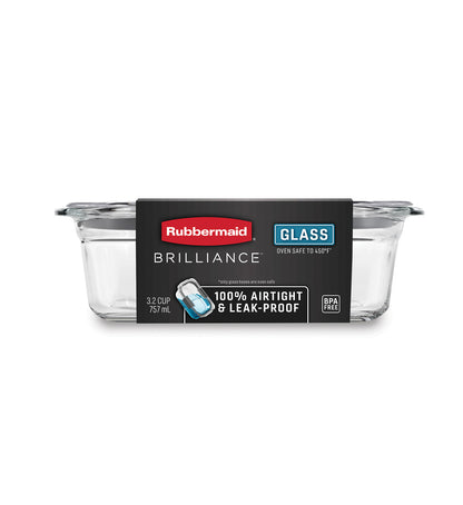 Brilliance™ Glass Food Storage Container, Medium Rectangle - US 24369