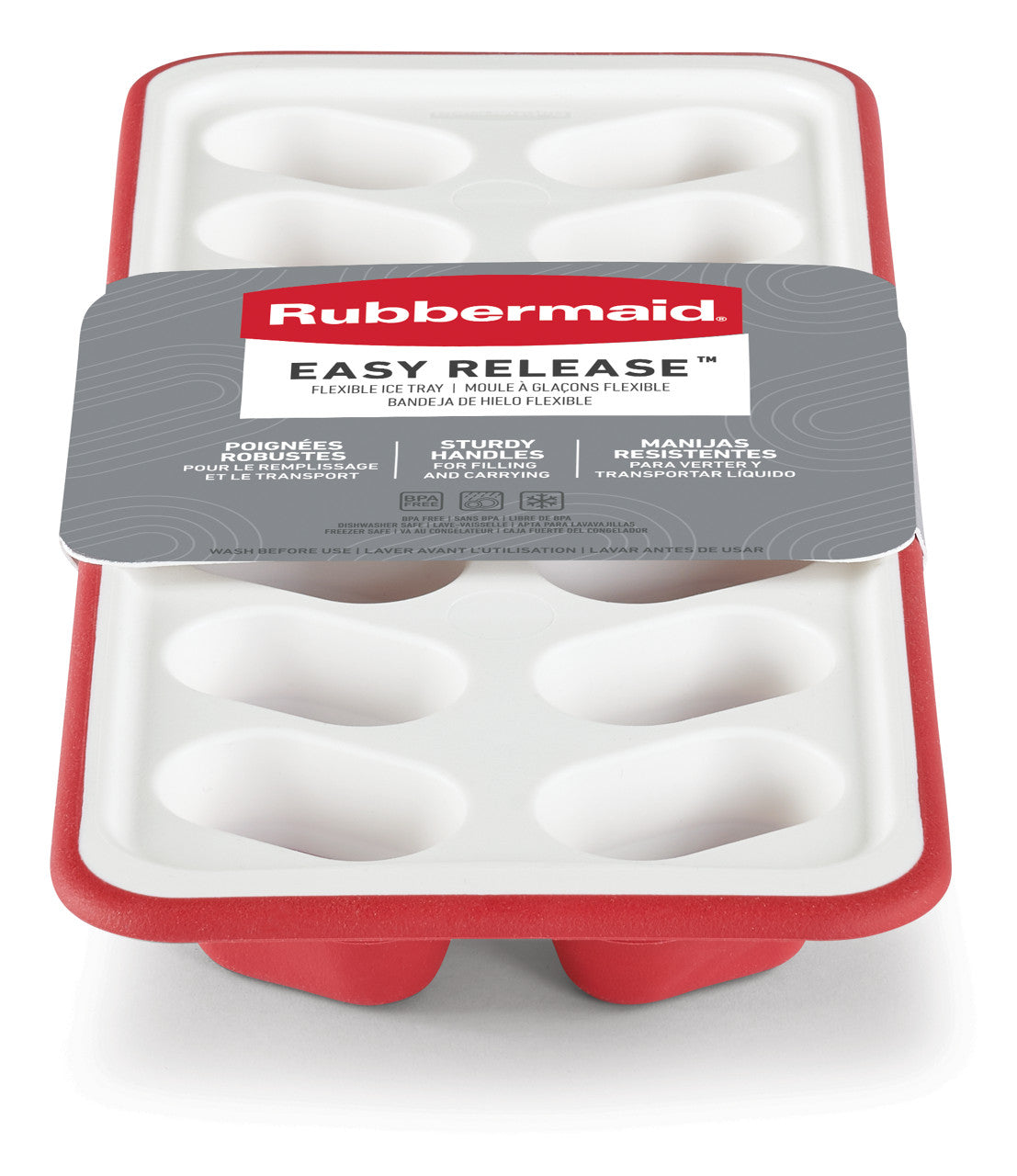 Easy Release Flexible Ice Tray - US 05055