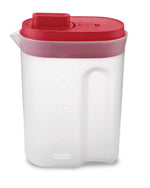 Compact Pitcher with Premium Lid, Plastic Pitcher with Multifunction Lid, 2 Quart - US 86303