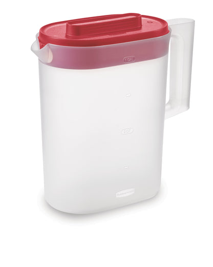 Compact Pitcher, Plastic Pitcher with Lid - US 62381