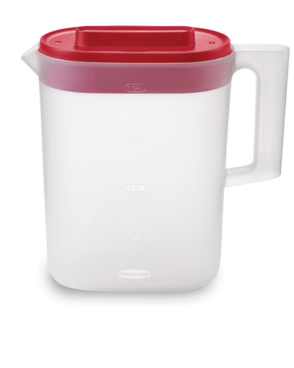Compact Pitcher, Plastic Pitcher with Lid - US 62381