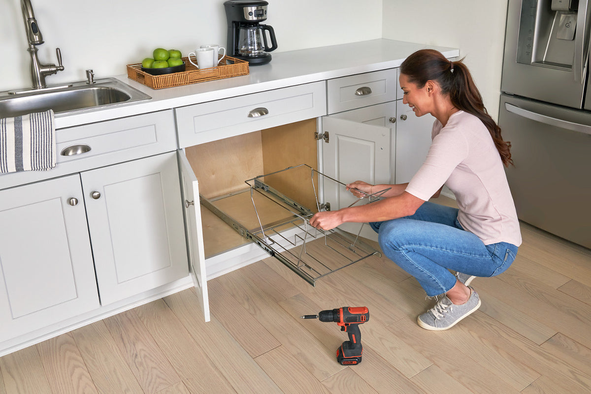 In-Cabinet Pull-Out Waste & Recycling Bins - US 60351