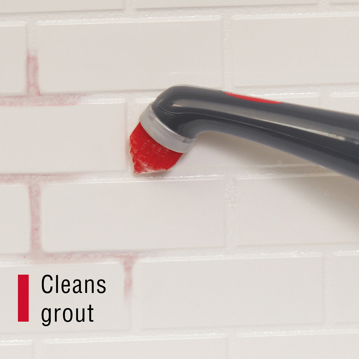 Power Scrubber with 1 All-Purpose Scrubbing Head and 1 Grout Scrubbing Head - US 40238
