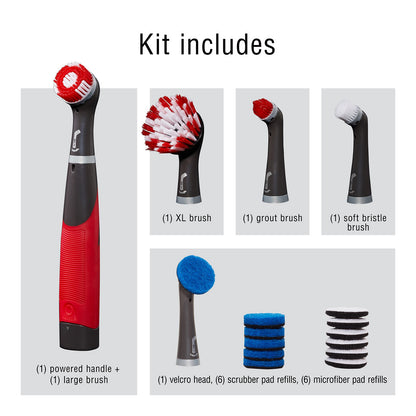 Power Scrubber 18-Piece Kit - US 95665