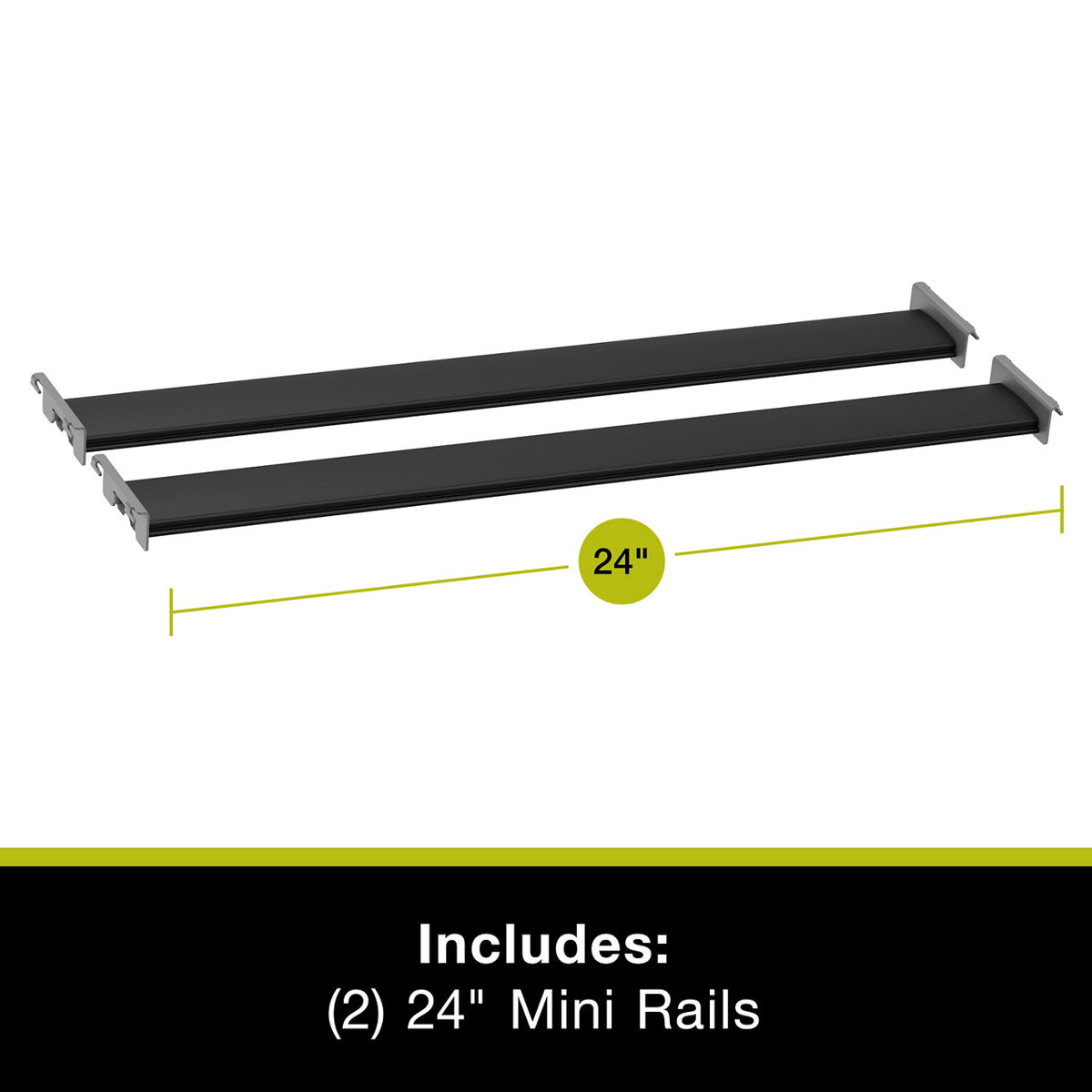 FastTrack 24 Inch Rail 2-Pack Set, Garage Organization - US 93382