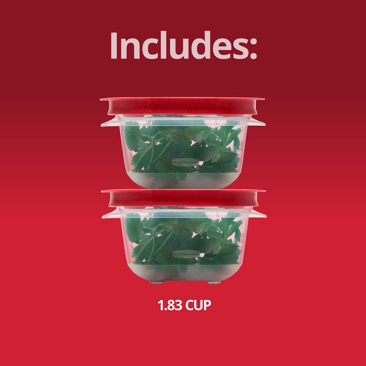EasyStore Food Storage Containers, 2-pack Square - US 02806