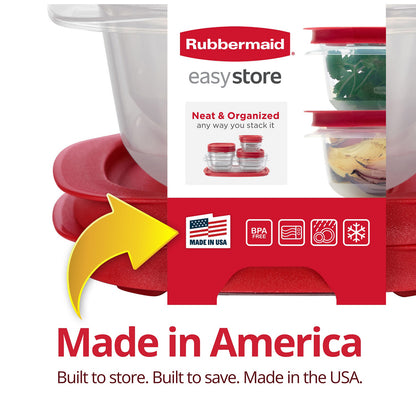 EasyStore Food Storage Containers, 3-pack Round - US 59187