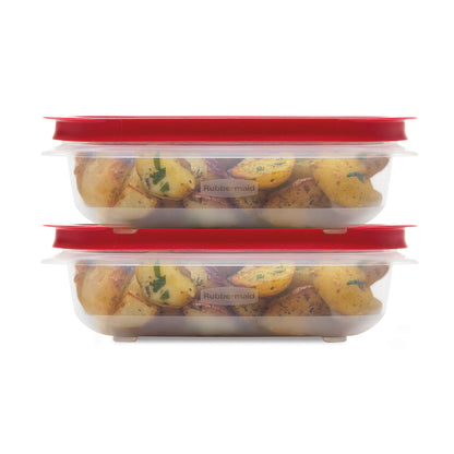 EasyStore Food Storage Containers, 2-pack Rectangle - US 52971