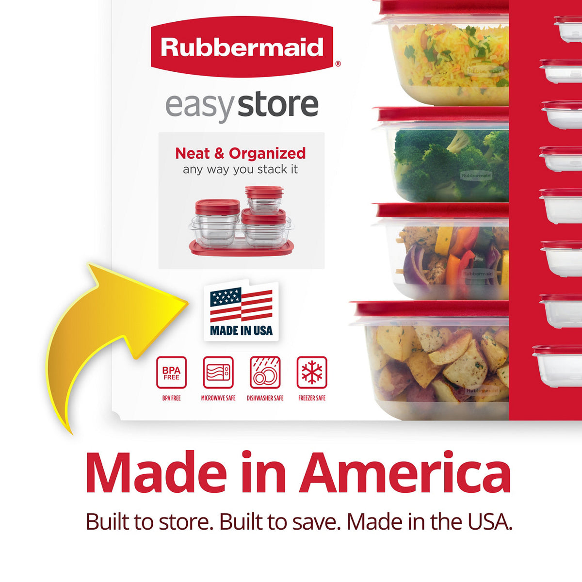 EasyStore Food Storage Container Set - US 84446