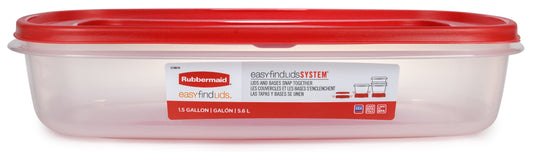 EasyFindLids™ Large Food Storage Container, Rectangle - US 54531