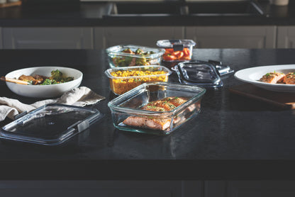 Brilliance™ Glass Food Storage Container, Medium Rectangle - US 24369