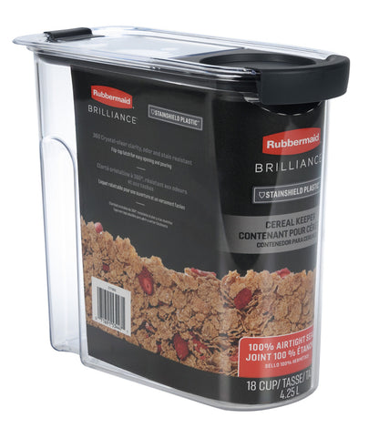 Brilliance™ Pantry Cereal Keeper, 18-Cup Airtight Cereal Container - US 31166