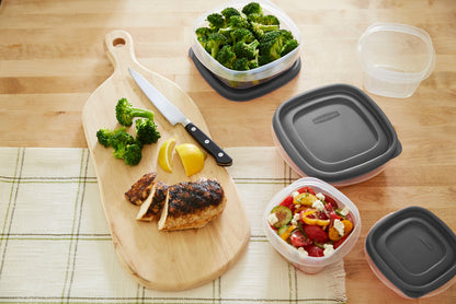 EasyFindLids™ Food Storage Container Set with SilverShield® Antimicrobial Product Protection - US 08621