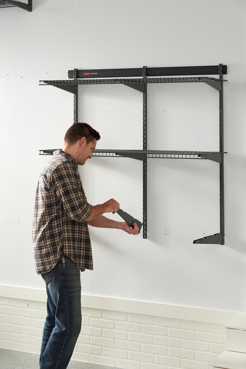FastTrack® Rail Garage Shelf Bracket with Speed Clips - US 55204