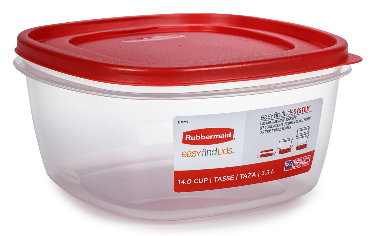 EasyFindLids™ Large Food Storage Container, Square - US 41961