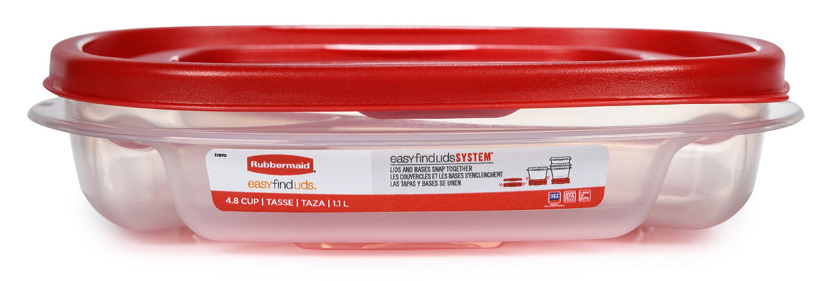 EasyFindLids™ Medium Food Storage Container, Divided - US 05106