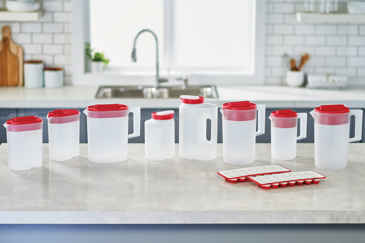 Simply Pour® Pitcher, Plastic Pitcher with Multifunction Lid - US 58411