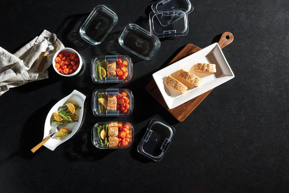 Brilliance™ Glass Food Storage Container, Medium Rectangle - US 24369