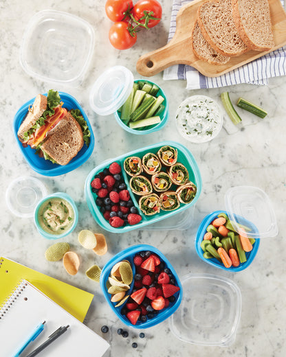 TakeAlongs® Food Storage 3.7 Cup Divided Containers, Meal Prep - US 44487