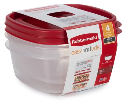 Vented EasyFindLids™ 5-Cup Food Storage and Organization Container, Racer Red, 2 Pack - US 16385